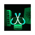 Fish Hook 3D LED Lamp - BuzzerFish