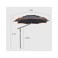 Fishing Umbrella Outdoor Camping - BuzzerFish