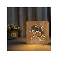 Handmade Wooden Shark Lamp - BuzzerFish