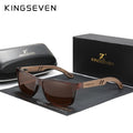 Polarized Vintage Men Wooden Sunglasses - BuzzerFish