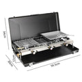 Portable 2 Burner Stove Grill - BuzzerFish
