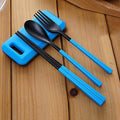 Portable Folding Travel Dinnerware Set - BuzzerFish