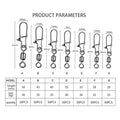 Rolling Swivels Connectors - BuzzerFish